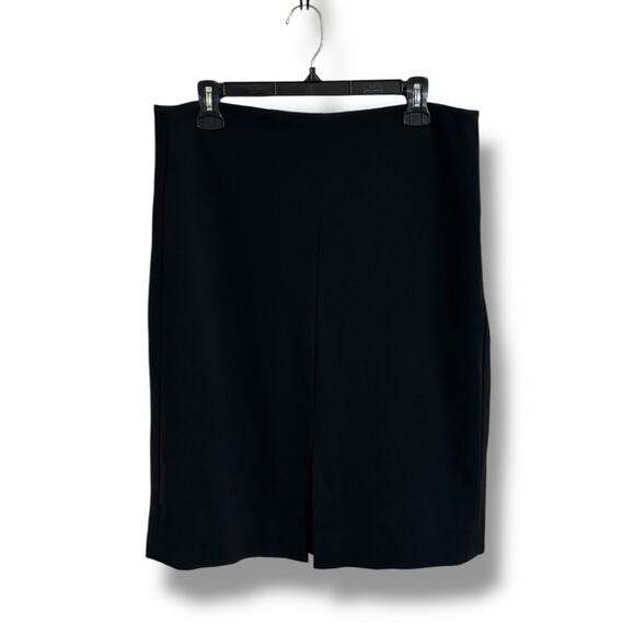 M.M. Lafleur black pencil skirt with front slit size 16 - Picture 3 of 8